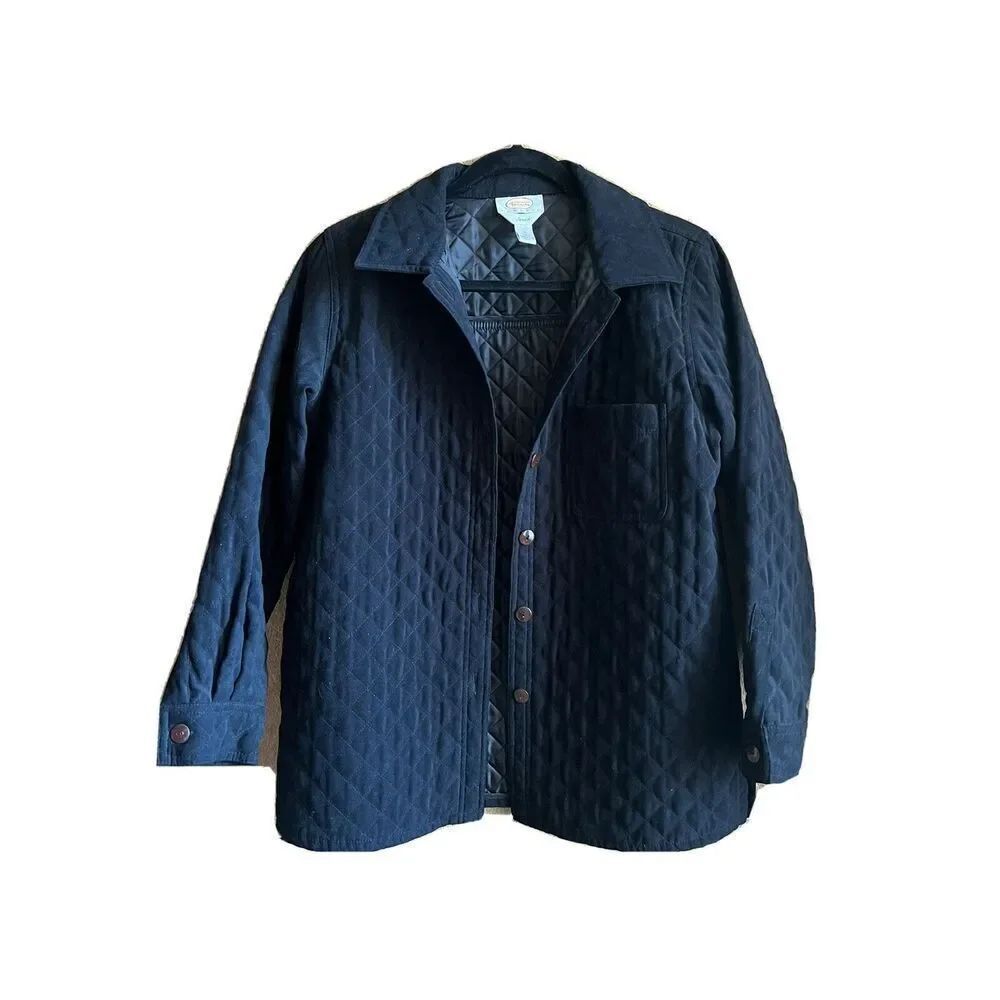 Talbot’s Quilted Button Down Light Weight Coat